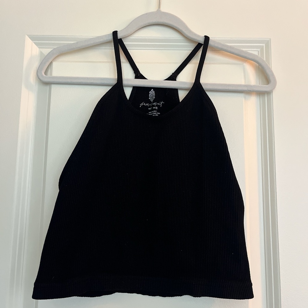 Free People Movement Happiness Runs Long Crop Tank